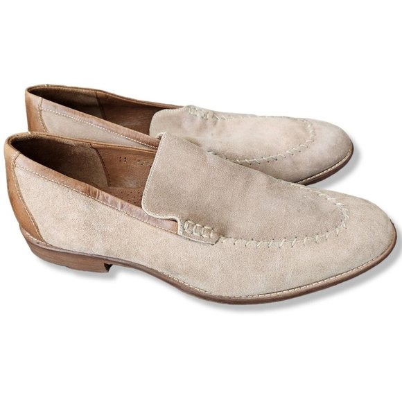 Artola Other - Artola Brooklyn Hand Sewn Suede Slip On Loafers Shoes US Men's Size 11 12151